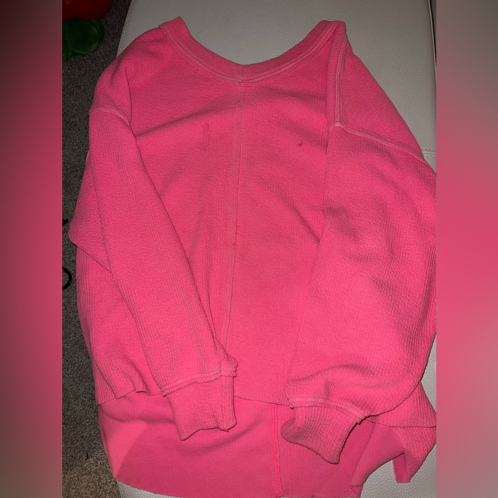 cute pink arie sweater